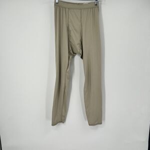 Mens Milliken NTS Conceal Drawers Pants Tan Base Layer Cold Weather Thermal S